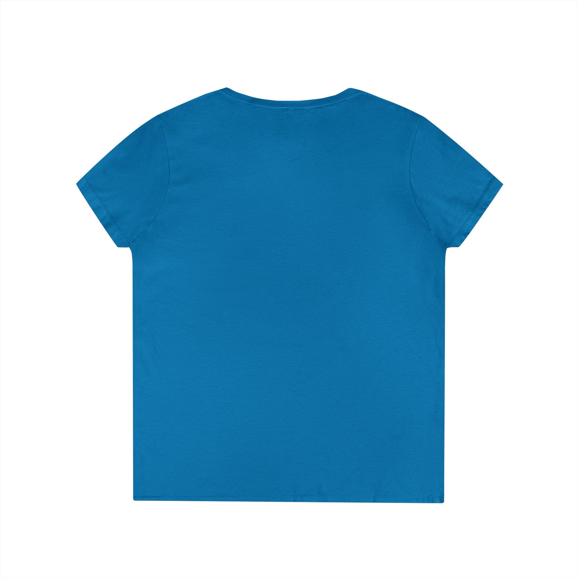 Caffeine Lovers Flattering V-Neck Tee, Casual Women's Top, Trending Gift for Coffee Enthusiasts (Click for more colors.)