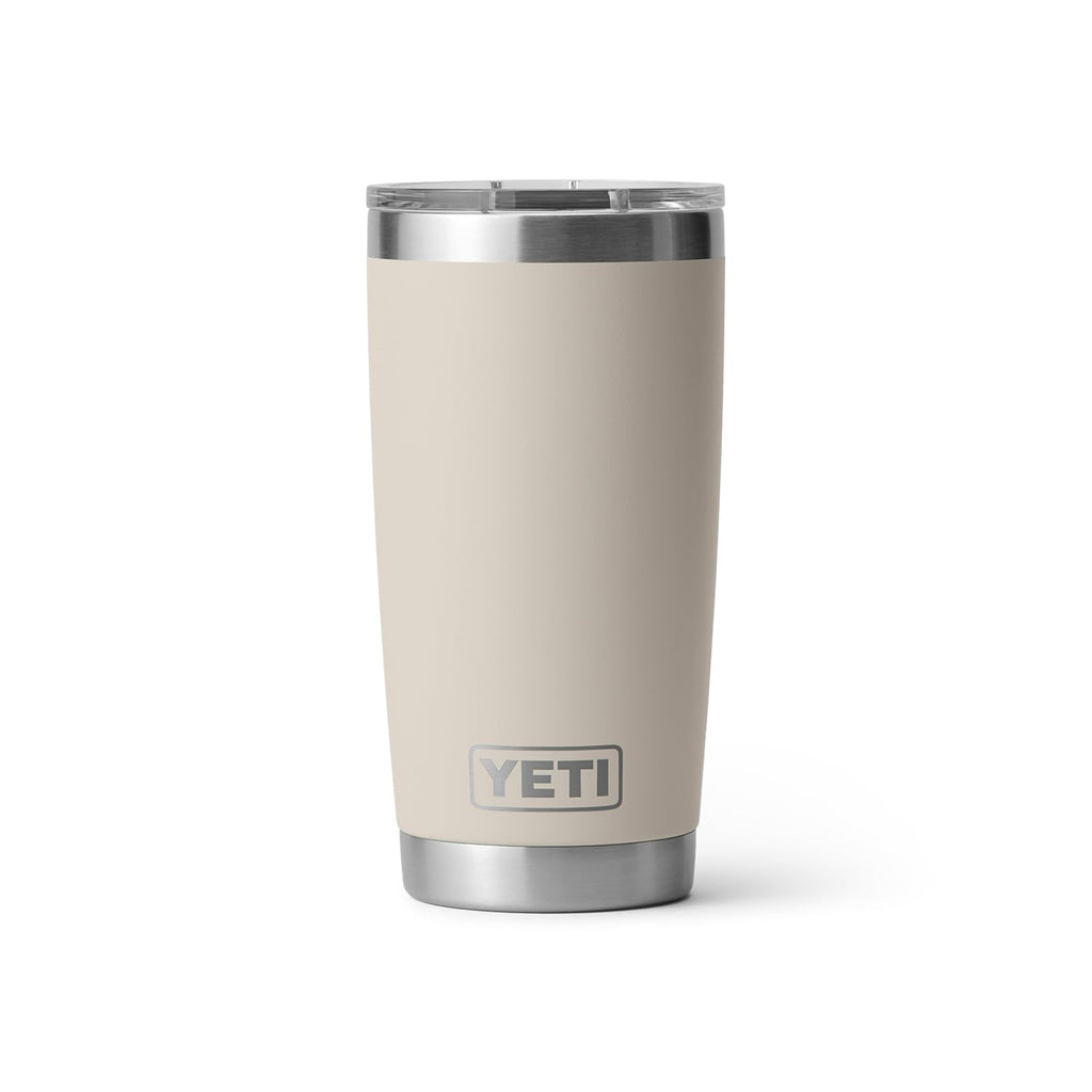 YETI Rambler 20 oz Tumbler, Stainless Steel, Vacuum Insulated with MagSlider Lid, Cape Taupe