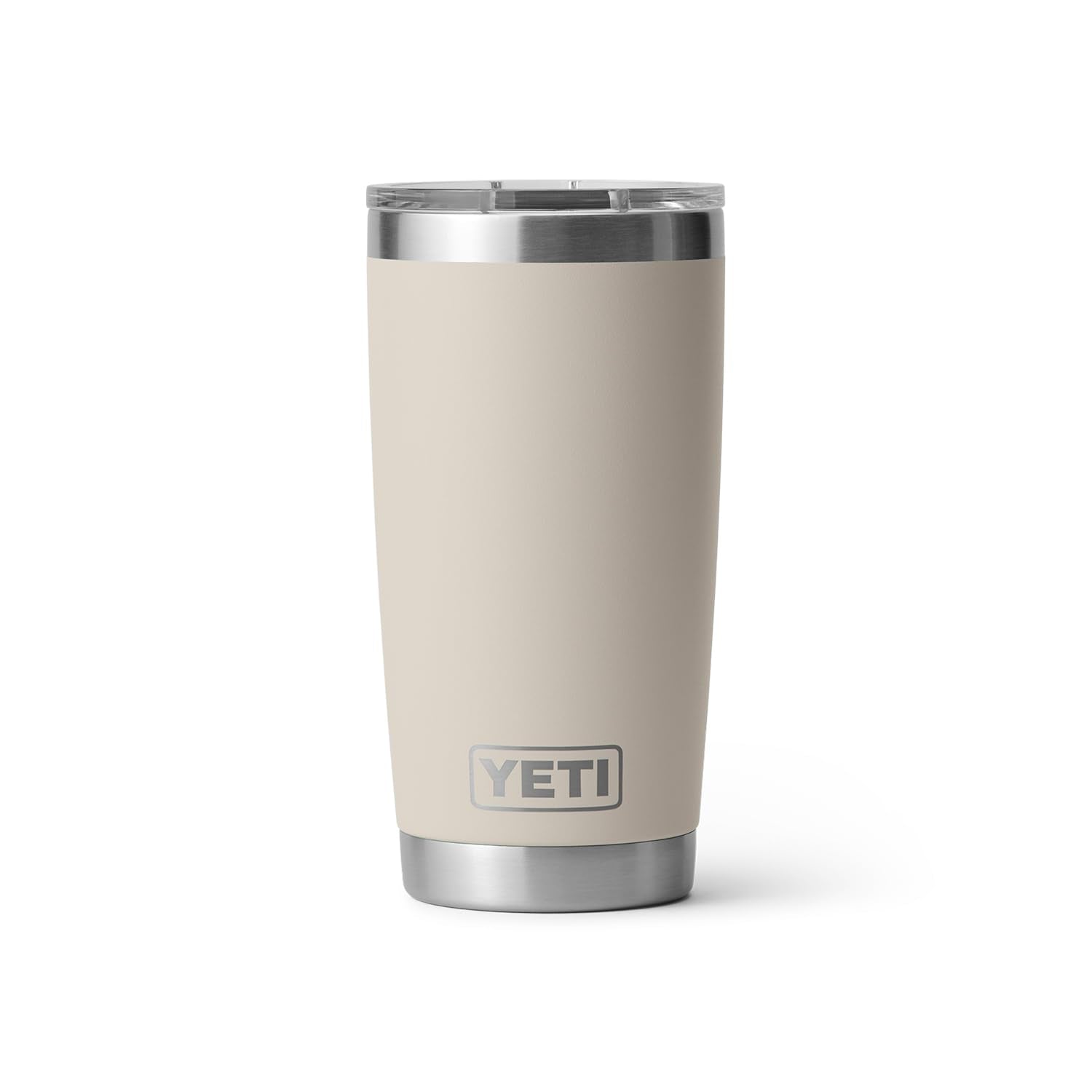 YETI Rambler 20 oz Tumbler, Stainless Steel, Vacuum Insulated with MagSlider Lid, Cape Taupe