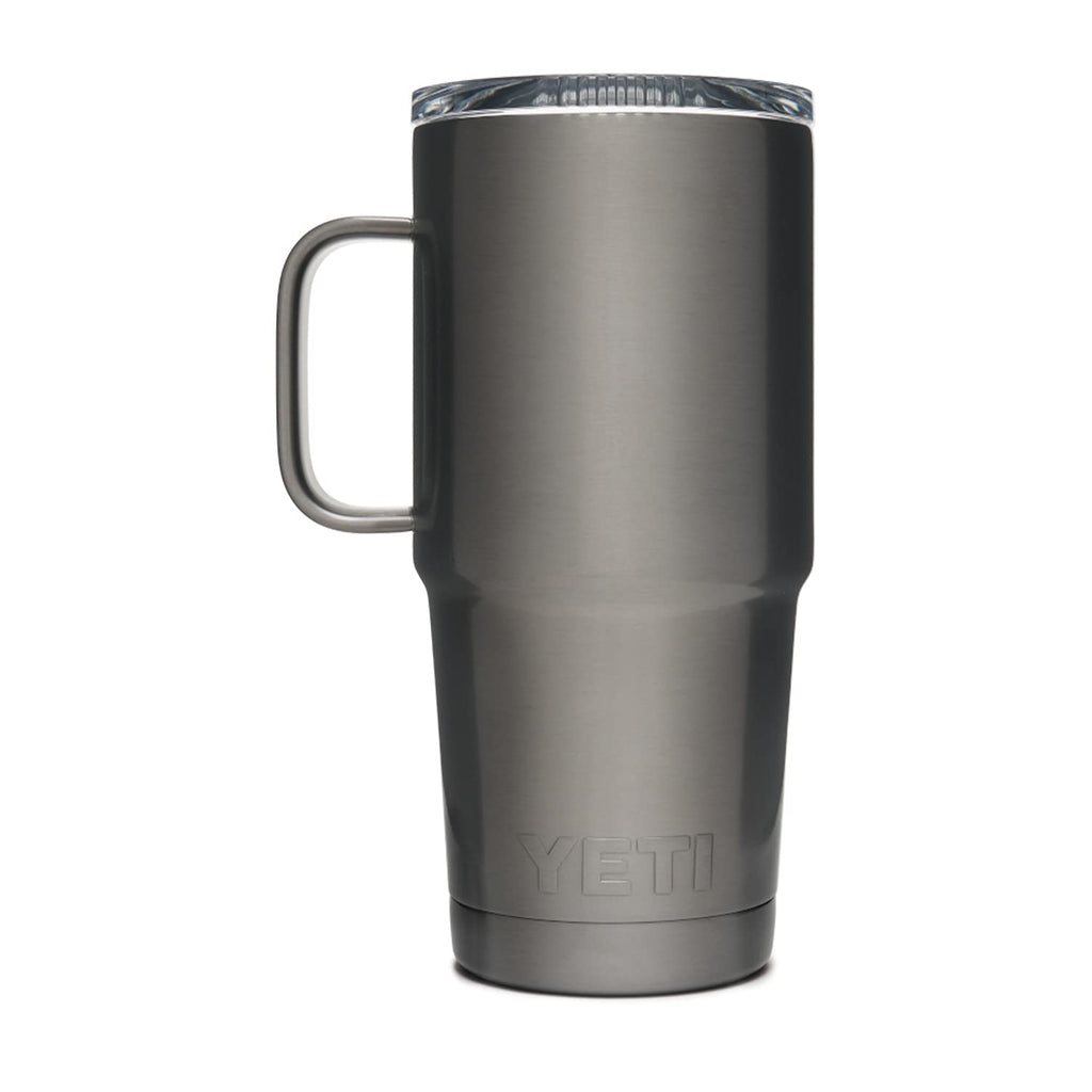 YETI Rambler 20 oz Travel Mug, Stainless Steel, Vacuum Insulated with Stronghold Lid (Graphite Edition)