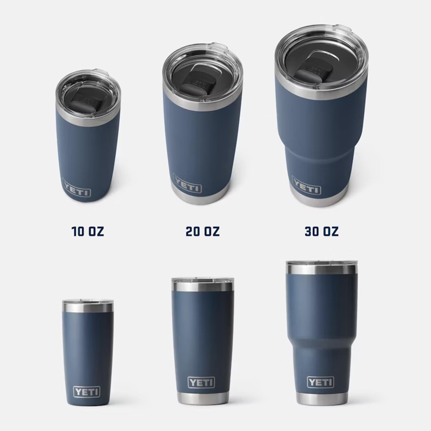 YETI Rambler 20 oz Tumbler, Stainless Steel, Vacuum Insulated with MagSlider Lid, Cape Taupe