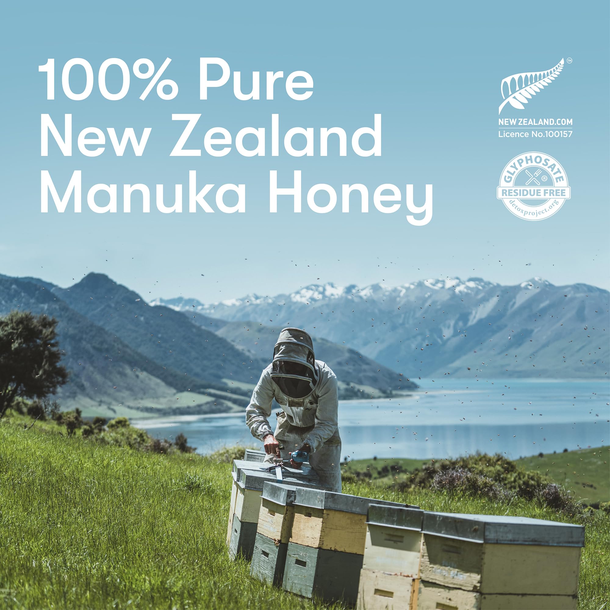 New Zealand Honey Co. Raw Manuka Honey UMF 20+ / MGO 829+ | UMF Certified Raw Honey | 8.8oz
